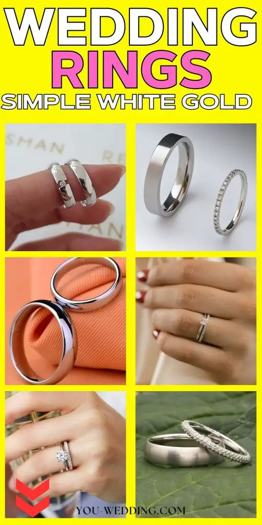 The Ultimate Guide to Simple White Gold Wedding Rings 15 Ideas