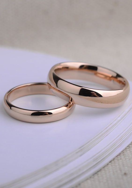 The Radiant Romance of Rose Gold Wedding Rings 26 Ideas