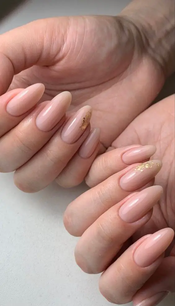 Elegant and Timeless: Mastering the Art of Nude Wedding Nails 26 Ideas