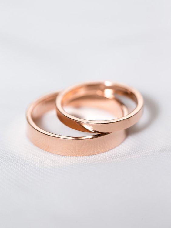 The Radiant Romance of Rose Gold Wedding Rings 26 Ideas