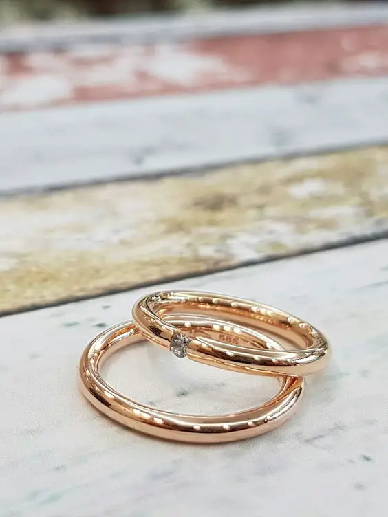 The Radiant Romance of Rose Gold Wedding Rings 26 Ideas