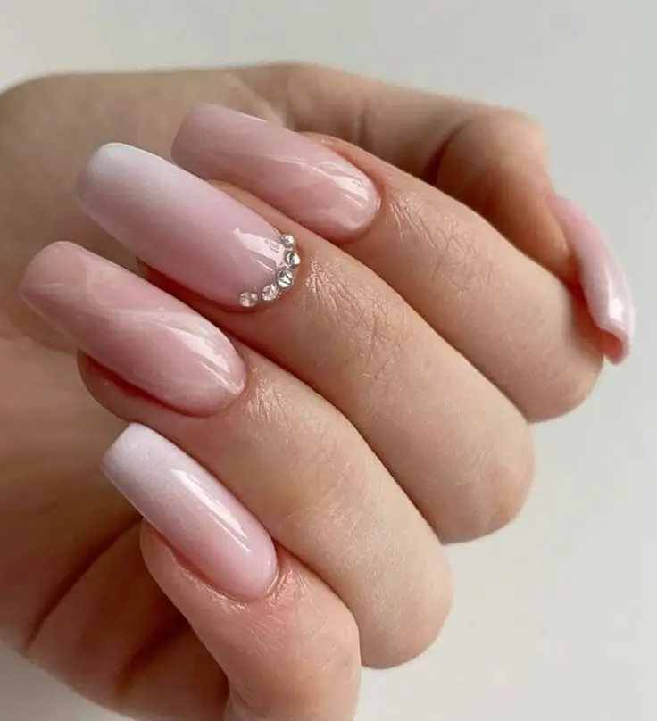 Elegant and Timeless: Mastering the Art of Nude Wedding Nails 26 Ideas