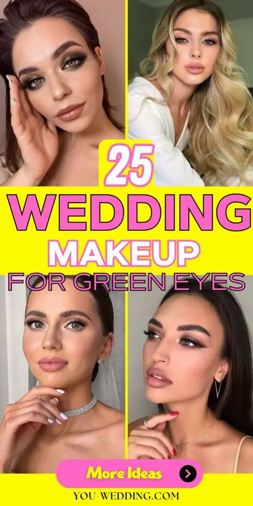 A Palette of Elegance: Wedding Makeup for Green Eyes 25 Ideas