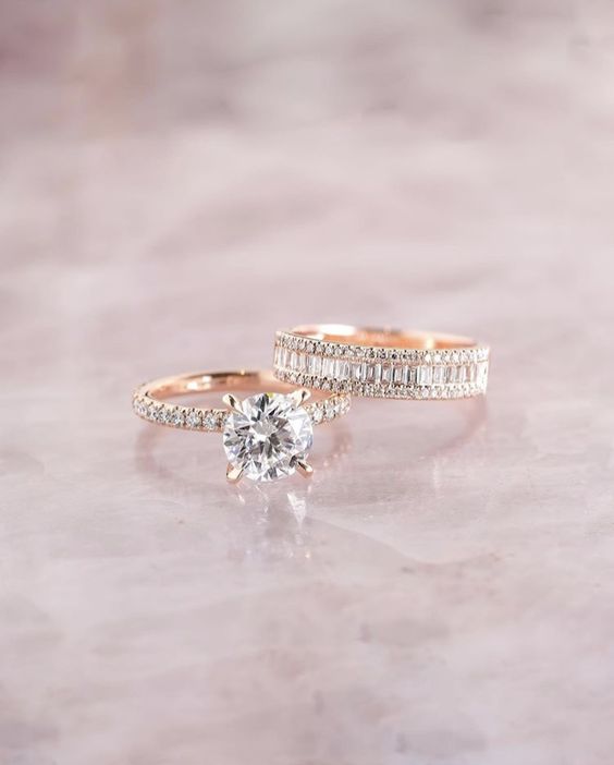 The Radiant Romance of Rose Gold Wedding Rings 26 Ideas