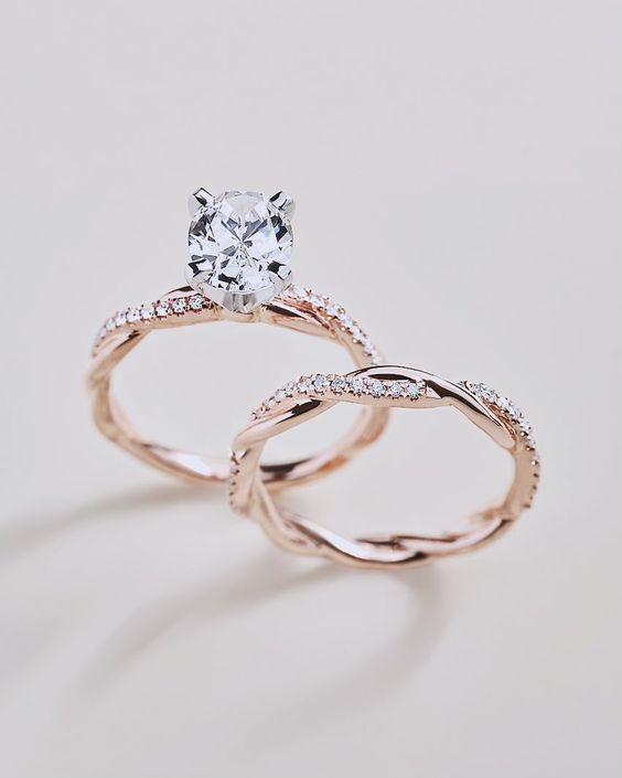 The Radiant Romance of Rose Gold Wedding Rings 26 Ideas