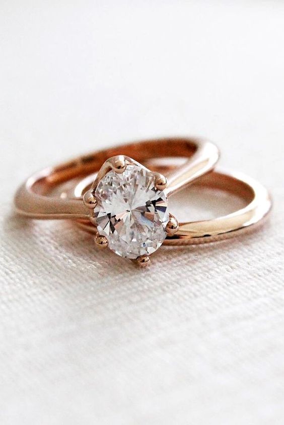 The Radiant Romance of Rose Gold Wedding Rings 26 Ideas