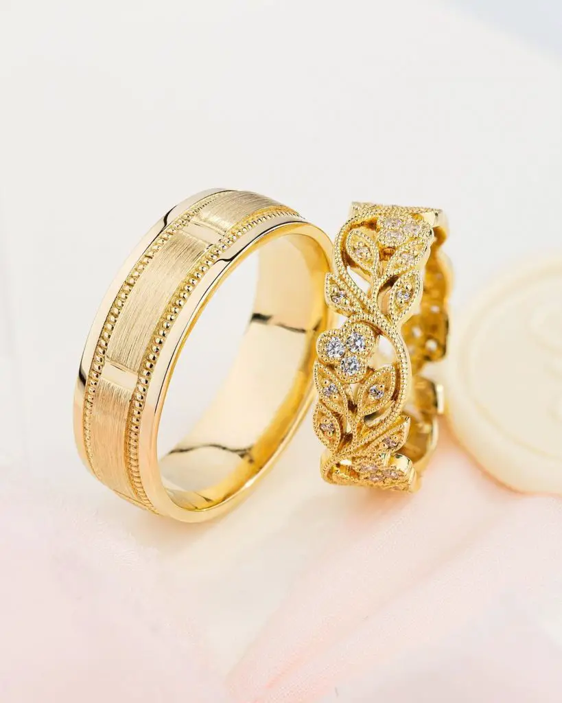 Yellow Gold Wedding Rings 25 Ideas: A Timeless Choice for Your Special Day