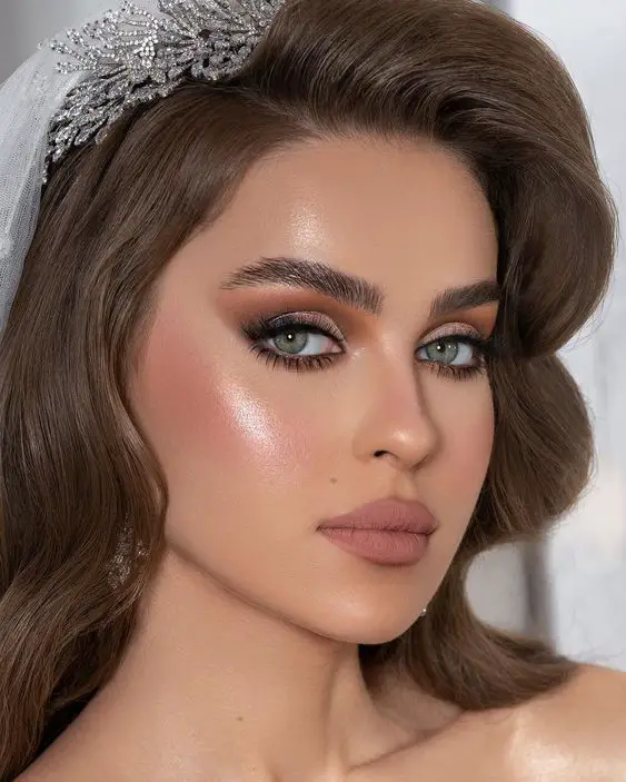 A Palette of Elegance: Wedding Makeup for Green Eyes 25 Ideas