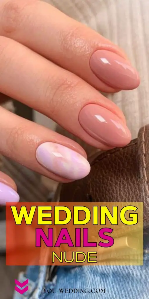 Elegant and Timeless: Mastering the Art of Nude Wedding Nails 26 Ideas