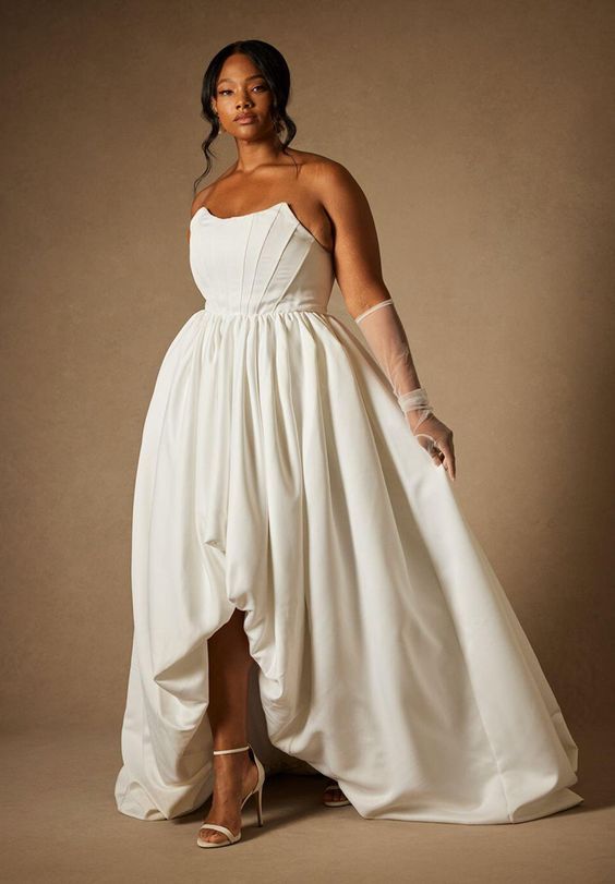 Celebrating Silhouettes: A Guide to Wedding Dresses for the Apple Body Shape 24 Ideas