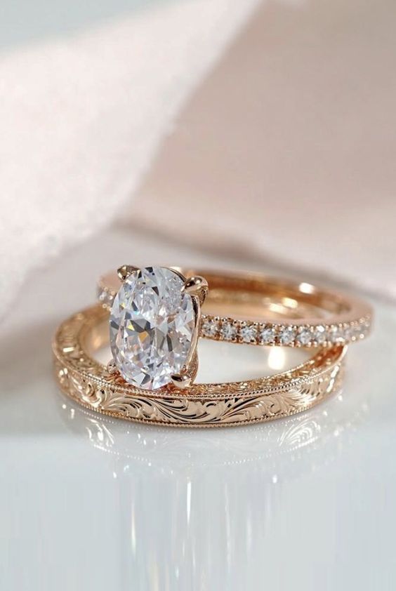 The Radiant Romance of Rose Gold Wedding Rings 26 Ideas