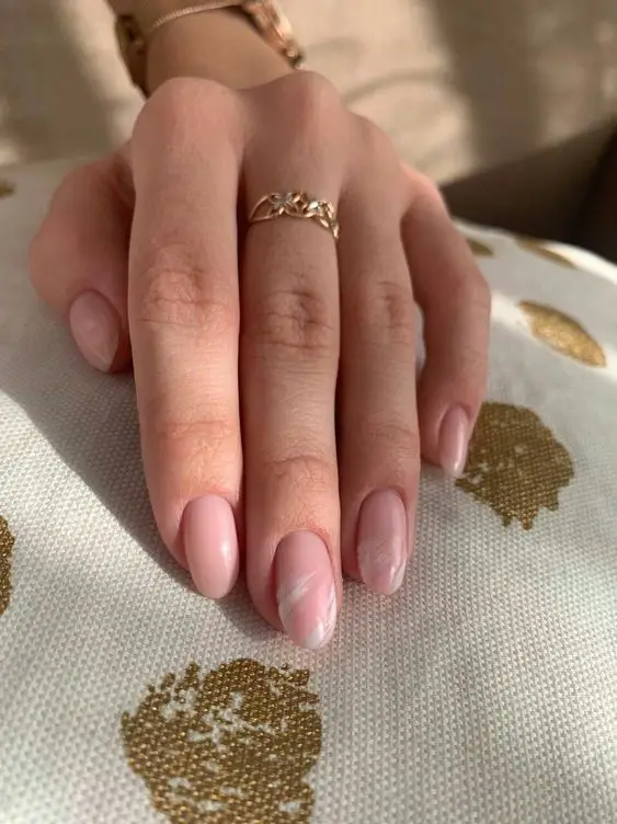 Elegant and Timeless: Mastering the Art of Nude Wedding Nails 26 Ideas