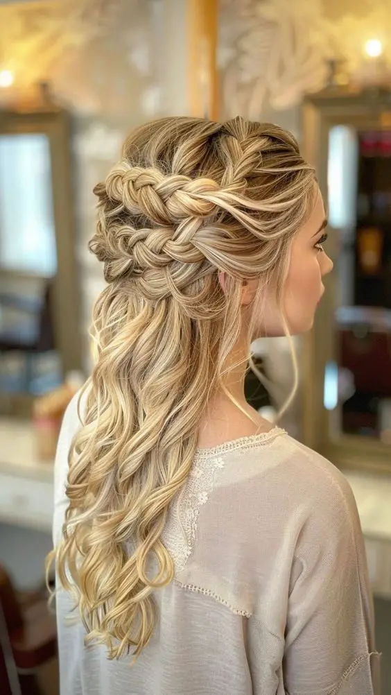 Half Up Bridal Hairstyles 27 Ideas: Elegant Choices for Your Special Day