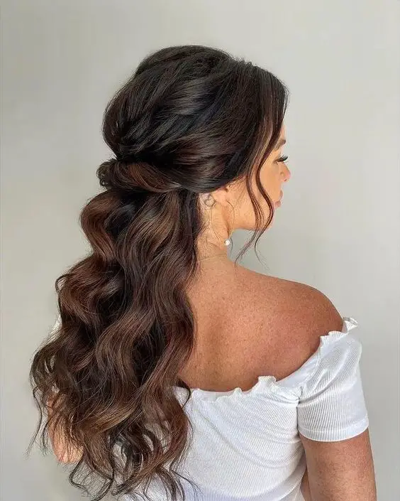 Half Up Bridal Hairstyles 27 Ideas: Elegant Choices for Your Special Day