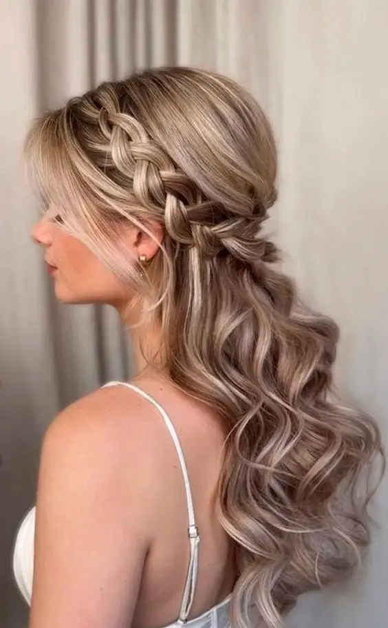 Half Up Bridal Hairstyles 27 Ideas: Elegant Choices for Your Special Day