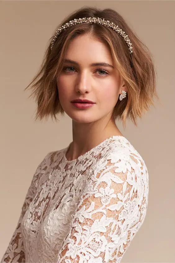 Chic Updo Hairstyles for Short Hair 24 Ideas: Perfect for Your Wedding Day