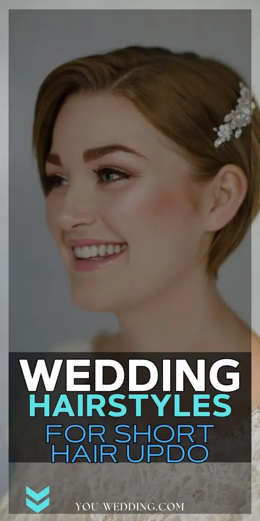 Chic Updo Hairstyles for Short Hair 24 Ideas: Perfect for Your Wedding Day