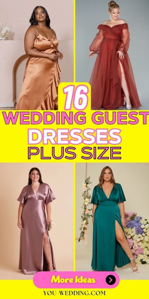 Celebrating Curves: Chic Wedding Guest Dresses for Plus-Size Fashionistas 16 Ideas