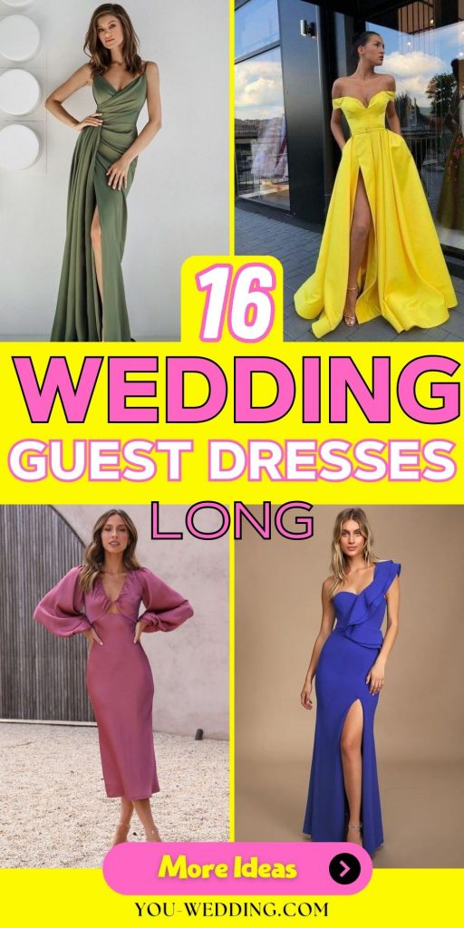 Elegant Attire for Every Season: Long Wedding Guest Dresses 16 Ideas