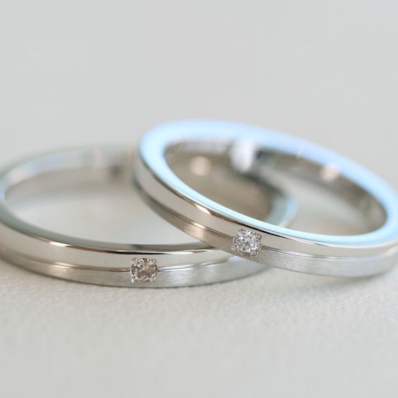Embracing Simplicity: The Charm of Silver Wedding Rings 15 Ideas