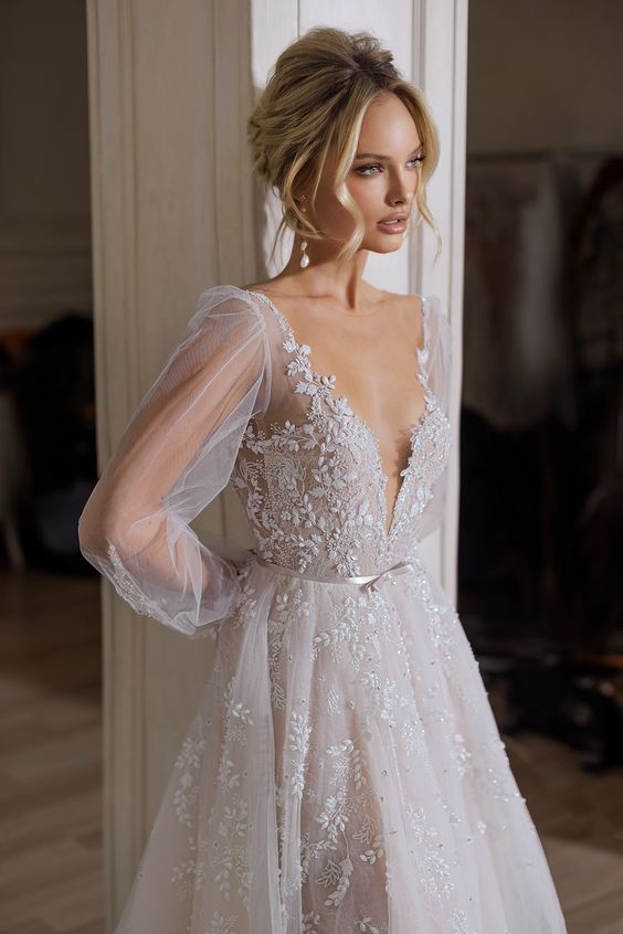 The Elegance of Long Sleeve Wedding Dresses 16 Ideas