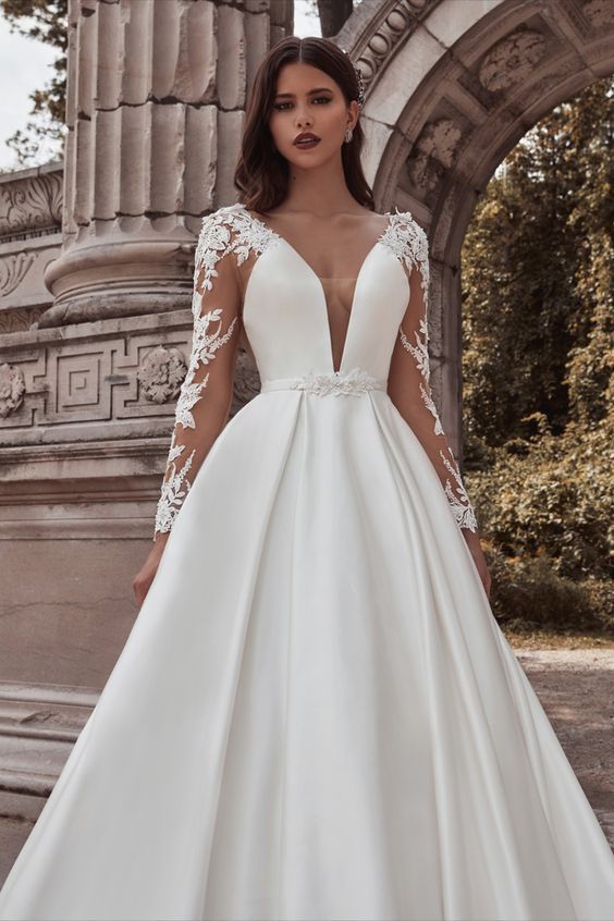 Timeless Elegance: A Celebration of Wedding Dresses White 18 Ideas