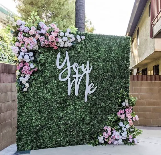 Floral Finesse: The Charm of Wedding Flower Walls 15 Ideas