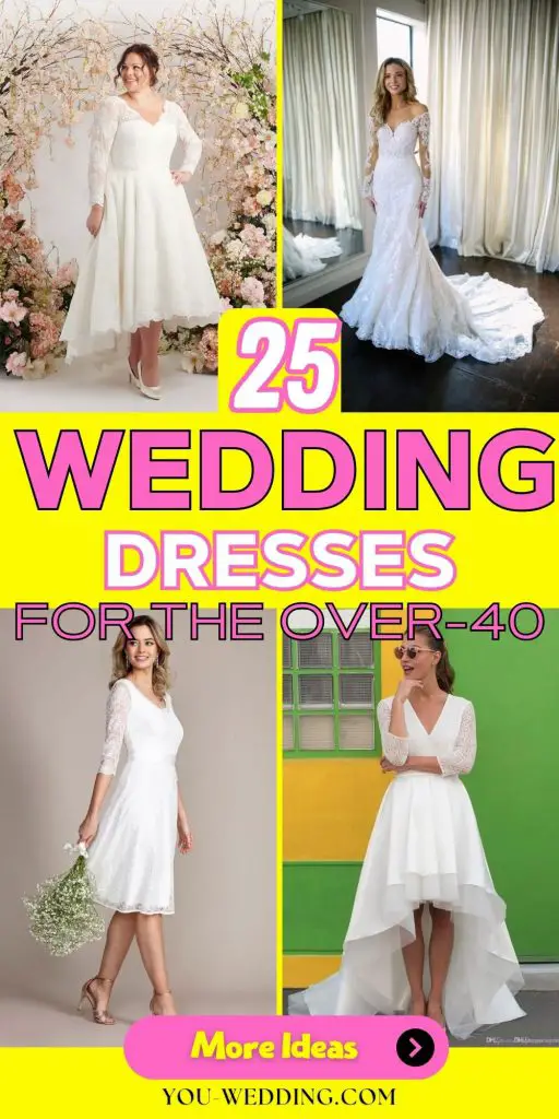 Elegant Wedding Dresses for the Over-40 Bride 25 Ideas