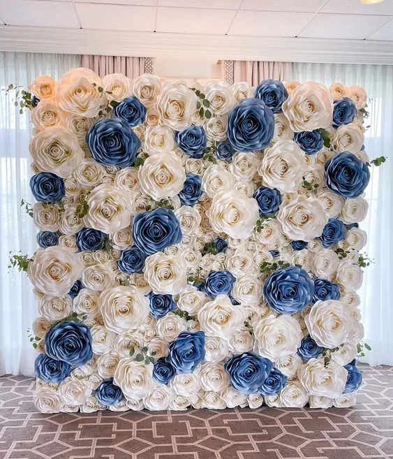Floral Finesse: The Charm of Wedding Flower Walls 15 Ideas