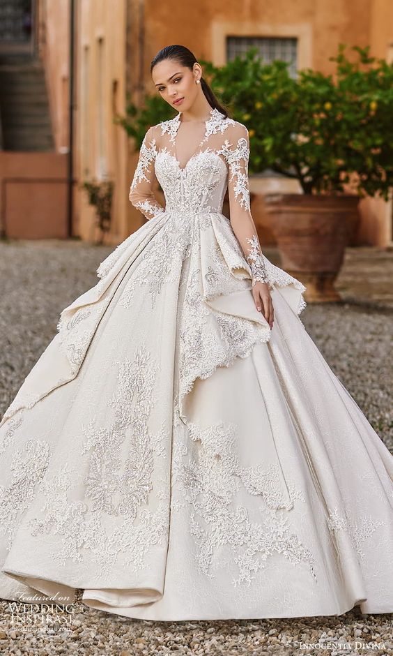 Enchanting Silhouettes: The Majesty of Ballgown Wedding Dresses 26 Ideas