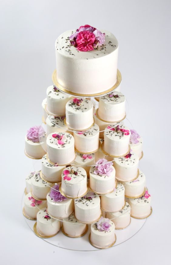 A Symphony of Confectionery Delight: Wedding Cakes Flowers 15 Ideas