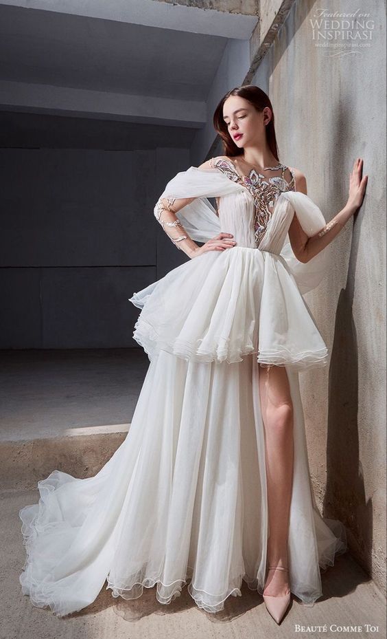 The Ultimate Guide to Choosing Your Dream Wedding Dress with an Overskirt 26 Ideas