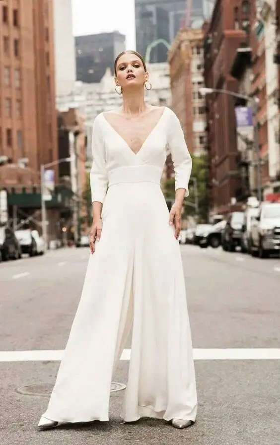The Rise of the Wedding Dresses Jumpsuit 25 Ideas: Chic, Elegant, and Unconventionally Beautiful