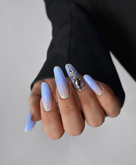 Wedding Nails Sparkle 25 Ideas: Elevating Your Bridal Look with Stunning Nail Art