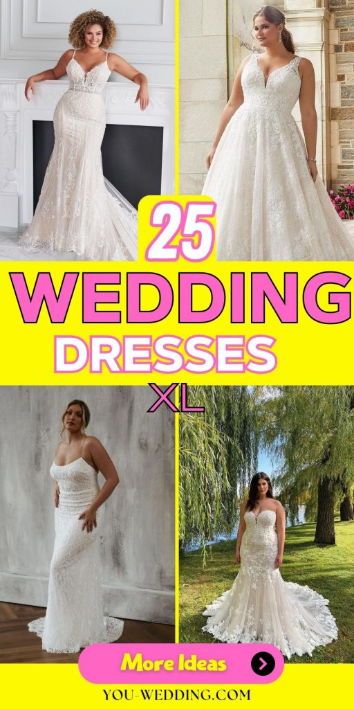 Embracing Elegance in Extra-Large: A Journey Through Wedding Dress Glamour 25 Ideas