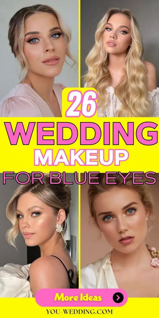 The Ultimate Guide to Wedding Makeup for Blue Eyes 26 Ideas