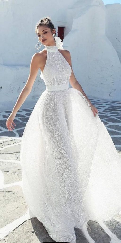 The Ultimate Guide to Choosing a Halter Neck Wedding Dress 27 Ideas