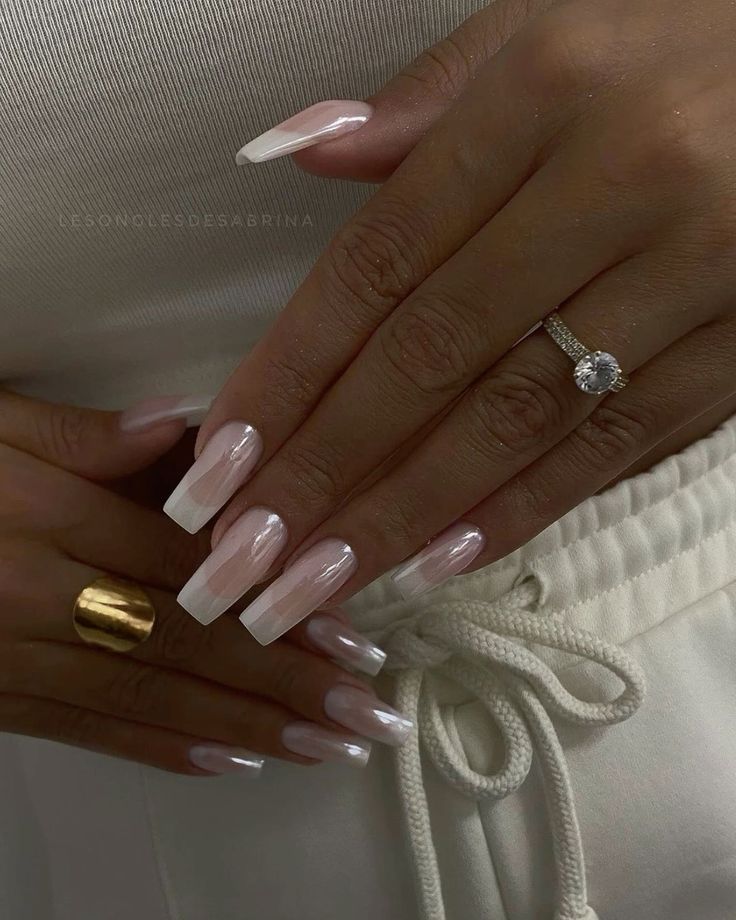 Elegant Embellishments for the Big Day: Wedding Nails Long 24 Ideas