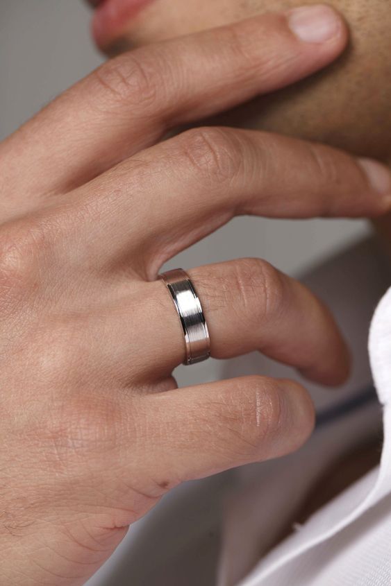 Unique Men's Platinum Wedding Bands 21 Ideas: Modern, Matte, and Diamond Designs