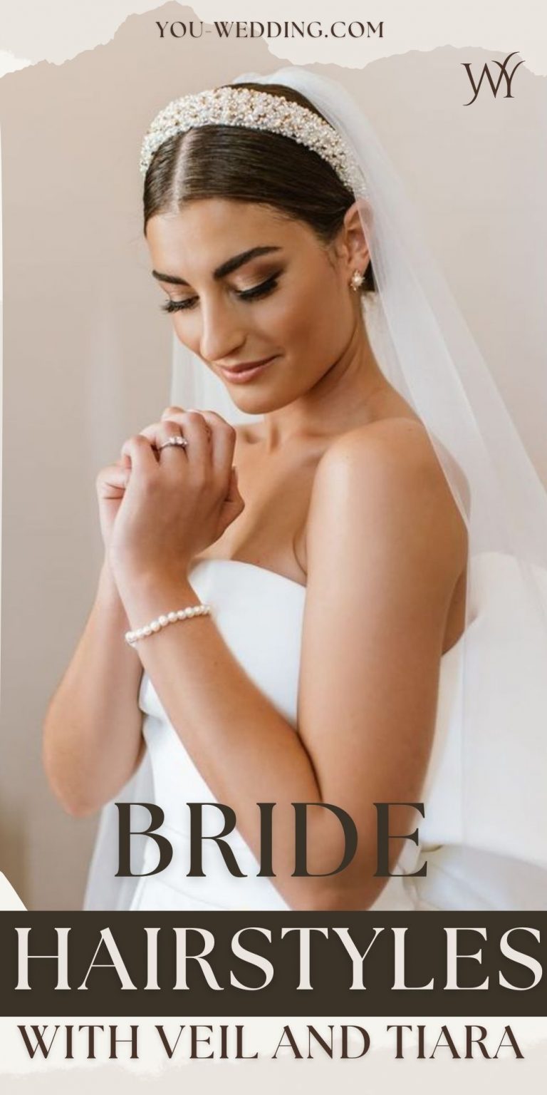 Bride Hairstyles with Veil and Tiara 24 Trendy Ideas Elegant, Simple