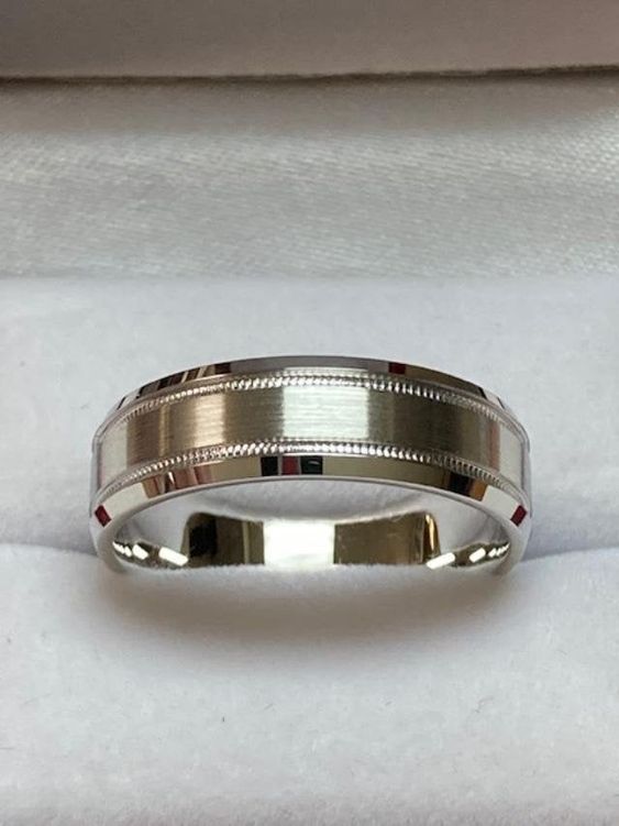 Unique Men's Platinum Wedding Bands 21 Ideas: Modern, Matte, and Diamond Designs