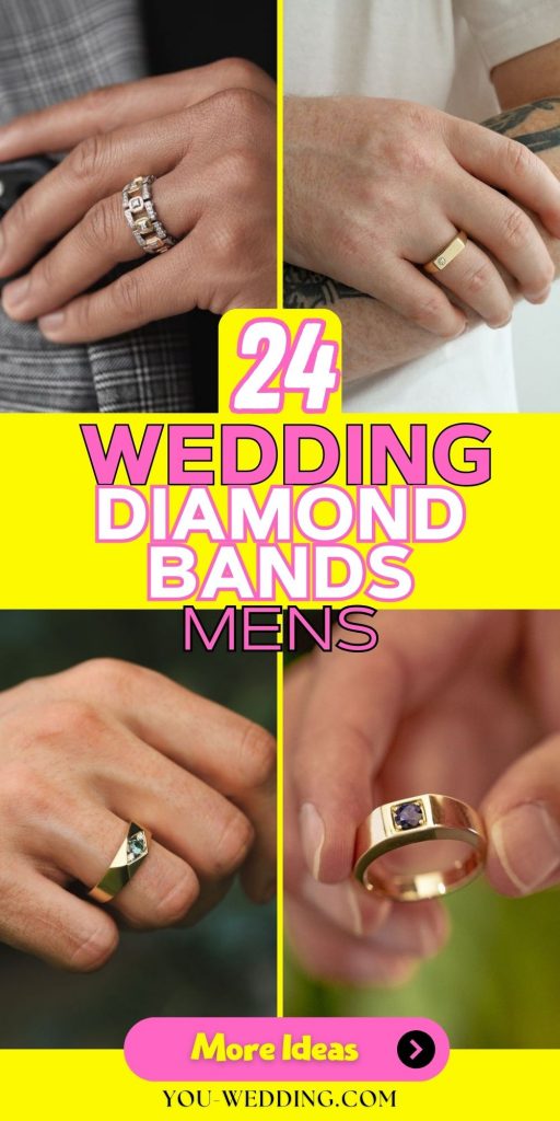 Men's Diamond Wedding Bands 24 Ideas: Timeless Elegance and Modern Style