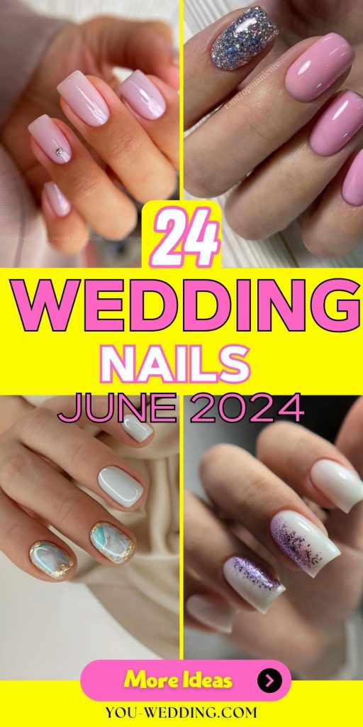 Stunning Wedding Nail Trends for June 2024: Perfect Picks for Your Special Day 24 Ideas