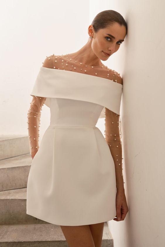 Charming and Chic: Exploring the Elegance of Short Wedding Dresses 27 Ideas