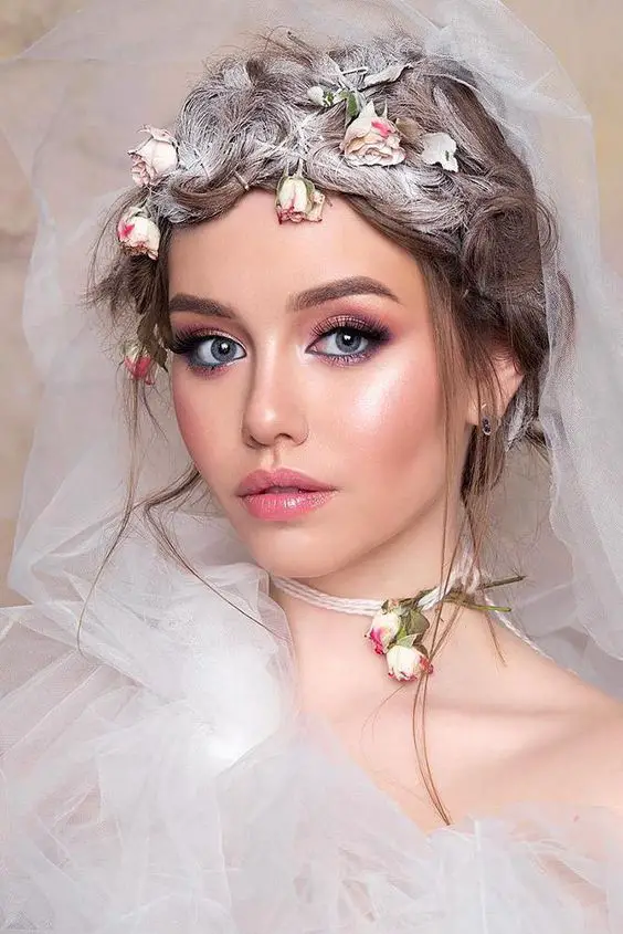 Romantic Wedding Makeup Looks to Make Your Big Day Unforgettable 24 Ideas