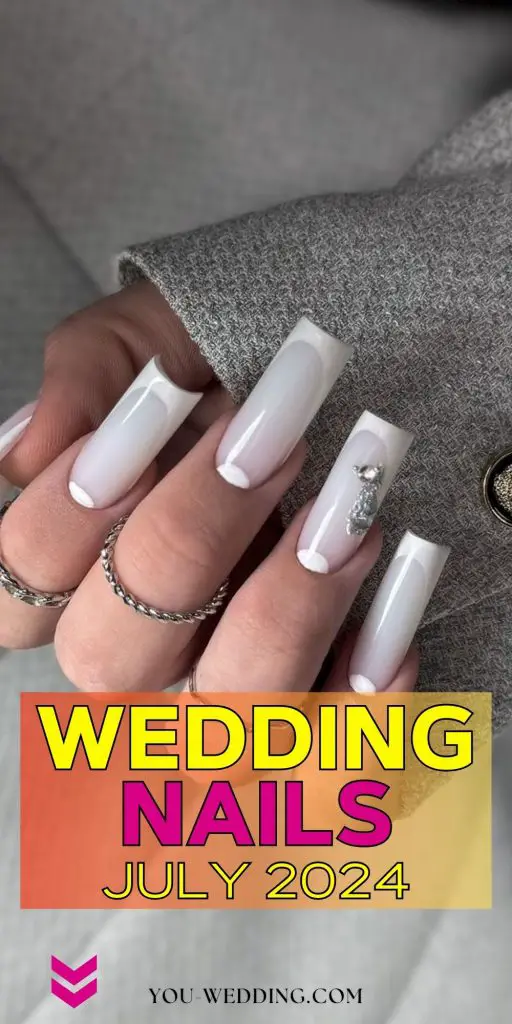 Wedding Nails July 2024: The Ultimate Guide to Bridal Elegance 26 Ideas