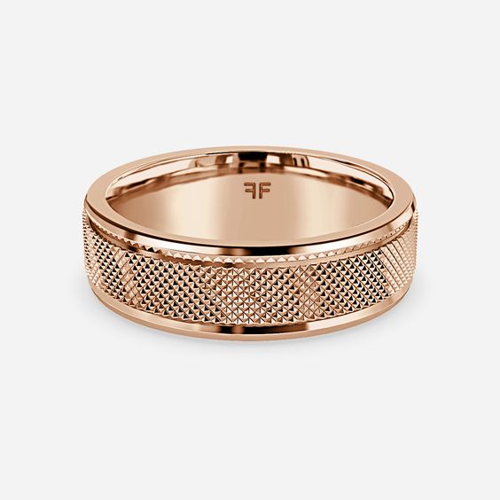 The Elegance of Rose Gold Men's Wedding Bands 23 Ideas