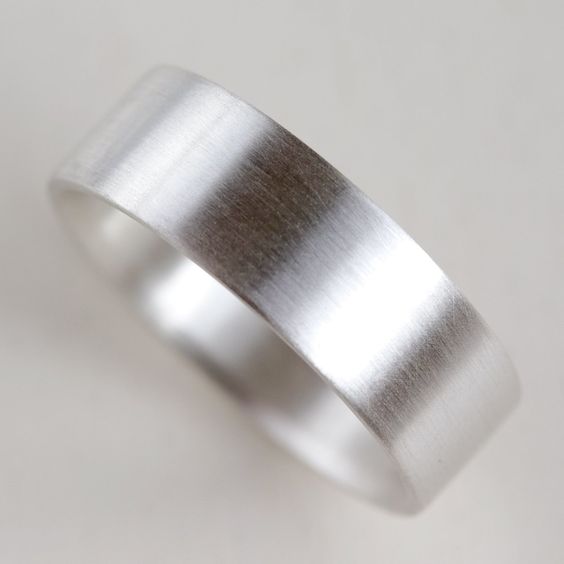 Timeless Elegance: Men's Silver Wedding Bands for Every Style 26 Ideas