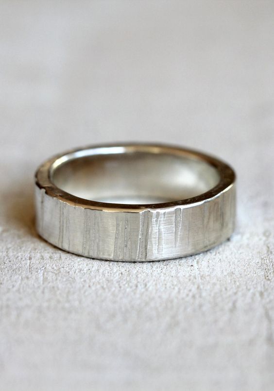 Timeless Elegance: Men's Silver Wedding Bands for Every Style 26 Ideas