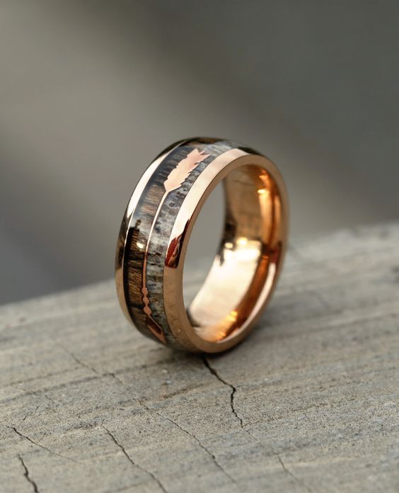 Unique and Stylish Men's Wedding Bands for the Modern Groom 26 Ideas